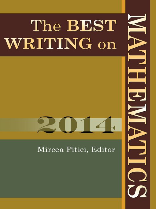 Title details for The Best Writing on Mathematics 2014 by Mircea Pitici - Available